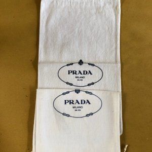 Prada shoe bags.